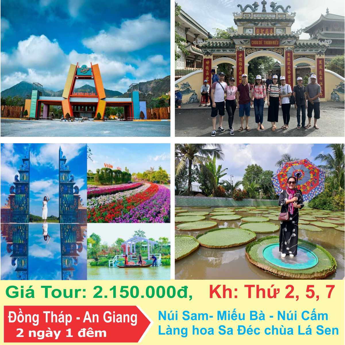 Tour Châu Đốc  2 ngày 1 đêm